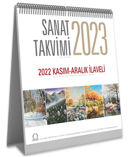Sanat Takvimi 2023 Masa Takvimi
