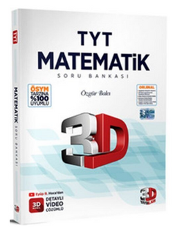 3D Yayınları 2023 TYT Matematik Soru Bankası