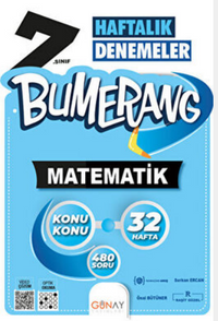 7. Sınıf Bumerang 32 Haftalık Matematik Denemeleri 