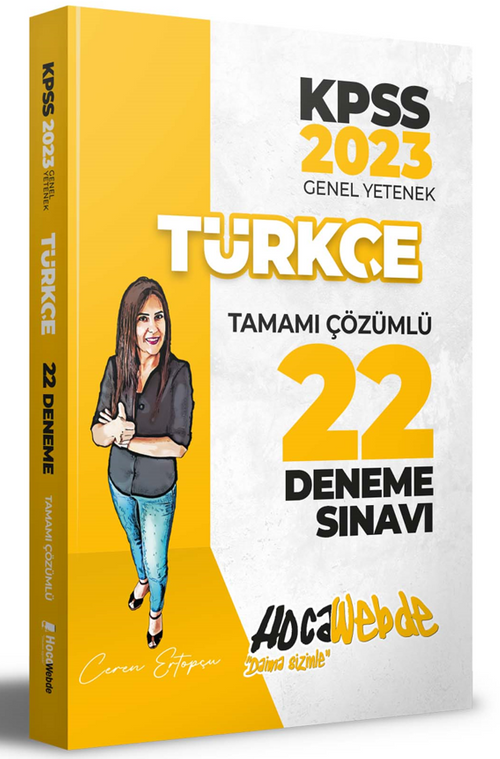 2023 KPSS Türkçe Tamamı Çözümlü 22 Deneme