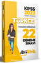 2023 KPSS Türkçe Tamamı Çözümlü 22 Deneme
