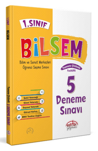 1.Sınıf Bilsem Tamamı Çözümlü 5 Fasikül Deneme Sınavı 