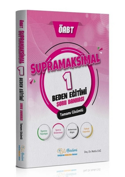 ÖABT Beden Eğitimi Supramaksimal Soru Bankası Çözümlü 