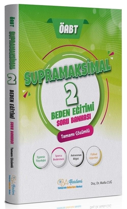 ÖABT Beden Eğitimi Supramaksimal-2 Soru Bankası Çözümlü 