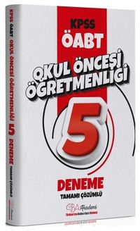 ÖABT Okul Öncesi Öğretmenliği 5 Deneme Çözümlü 