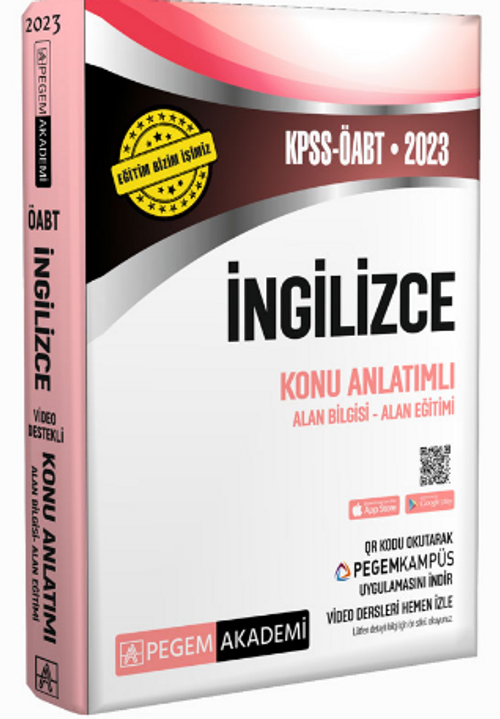 2023 KPSS ÖABT İngilizce Öğretmenliği Konu Anlatımlı