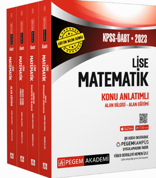2023 KPSS ÖABT Lise Matematik Konu Anlatımlı