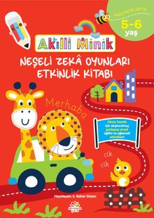 Akıllı Minik Neşeli Zeka Oyunları Etkinlik Kitabı (5-6 Yaş )