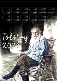 2023 Takvimli Poster - Yazarlar - Tolstoy