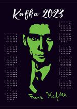 2023 Takvimli Poster - Yazarlar - Franz Kafka
