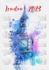 2023 Takvimli Poster - Şehirler - London Big Ben