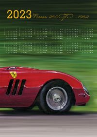 2023 Takvimli Poster - Arabalar - Ferrari