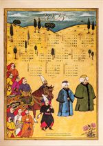 2023 Takvimli Poster - Minyatürler - Surname Hediye At