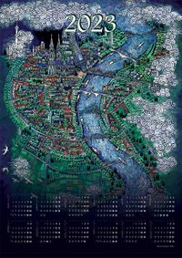2023 Takvimli Poster - Minyatürler - Nusret Çolpan Köln