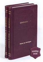 Denemeler (2 Cilt Takım) (Hakiki Deri, Ciltli, İplik Dikişli) 