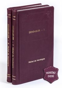 Denemeler (2 Cilt Takım) (Hakiki Deri, Ciltli, İplik Dikişli) 