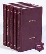 Sefiller (5 Cilt Takım) (Hakiki Deri, Ciltli, İplik Dikişli)