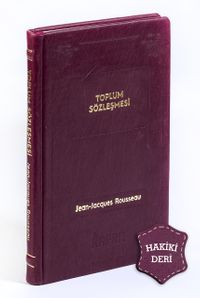 Toplum Sözleşmesi (Hakiki Deri, Ciltli, İplik Dikişli) 