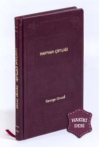 Hayvan Çiftliği (Hakiki Deri, Ciltli, İplik Dikişli) 