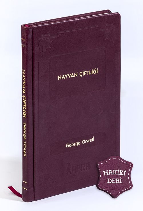 Hayvan Çiftliği (Hakiki Deri, Ciltli, İplik Dikişli) 