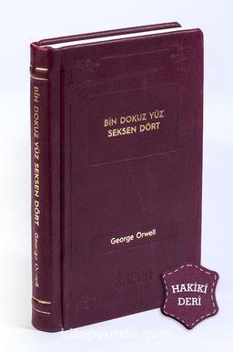 Bin Dokuz Yüz Seksen Dört 1984 (Hakiki Deri, Ciltli, İplik Dikişli)