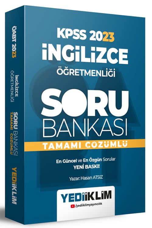 2023 ÖABT İngilizce Öğretmenliği Tamamı Çözümlü Soru Bankası 