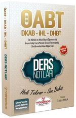 ÖABT Din Kültürü ve Ahlak Bilgisi ve DHBT Ders Notları 