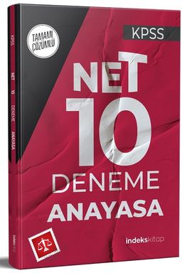 KPSS Anayasa Net 10 Deneme Çözümlü 