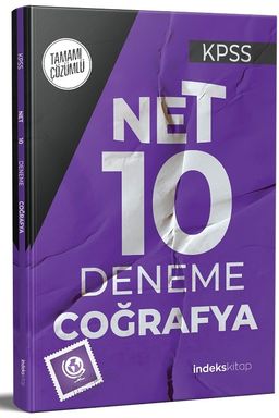 KPSS Coğrafya Net 10 Deneme Çözümlü