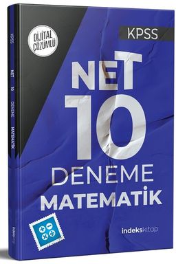 KPSS Matematik Net 10 Deneme Dijital Çözümlü