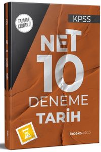 KPSS Tarih Net 10 Deneme Çözümlü