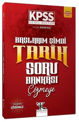 KPSS Başlarım Şimdi Tarih Soru Bankası Çözmeye
