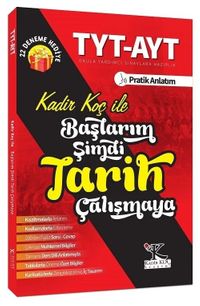 YKS TYT AYT Başlarım Şimdi Tarih Çalışmaya (22 Deneme İlaveli) 