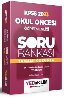 2023 ÖABT Okul Öncesi Öğretmenliği Tamamı Çözümlü Soru Bankası 