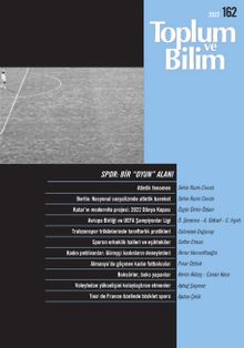 Toplum ve Bilim Sayı:162 2022