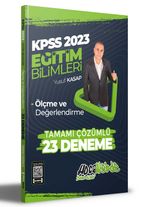 2023 KPSS Eğitim Bilimleri Ölçme ve Değerlendirme Tamamı Çözümlü 23 Deneme Sınavı