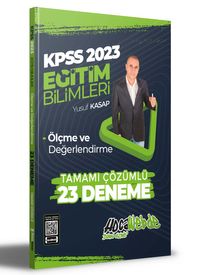 2023 KPSS Eğitim Bilimleri Ölçme ve Değerlendirme Tamamı Çözümlü 23 Deneme Sınavı