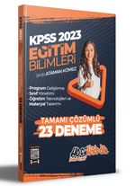 2023 KPSS Eğitim Bilimleri Program Geliştirme - Sınıf Yönetimi - Öğretim Teknolojileri ve Materyal Tasarımı Tamamı Çözümlü 23 Deneme Sınavı