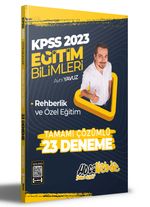 2023 KPSS Eğitim Bilimleri Rehberlik ve Özel Eğitim Tamamı Çözümlü 23 Deneme Sınavı