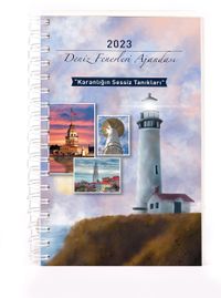 2023 Deniz Fenerleri Ajandası - Renkli Spiralli (Büyük Boy)