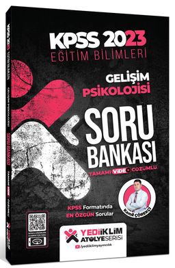 2023 KPSS Eğitim Bilimleri Atölye Serisi Gelişim Psikolojisi Tamamı Video Çözümlü Soru Bankası 