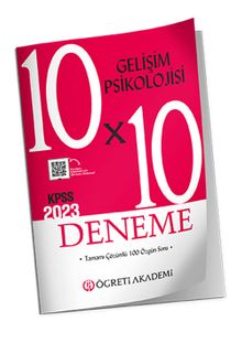 10x10 Gelişim Psikolojisi Deneme