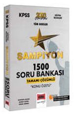 2023 KPSS Eğitim Bilimleri Tüm Dersler Tamamı Çözümlü Şampiyon 1500 Soru Bankası