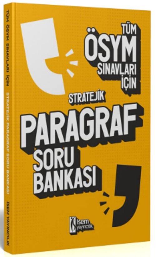 2023 Stratejik Paragraf Soru Bankası