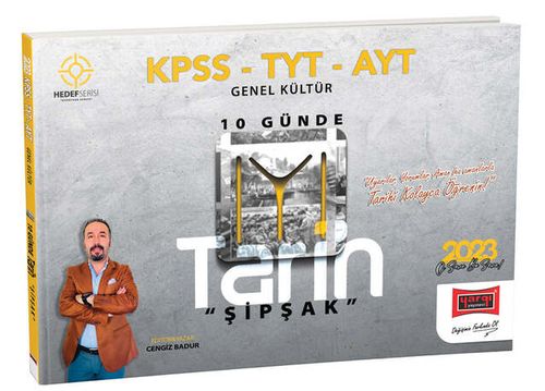 2023 KPSS TYT AYT Hedef Serisi Genel Kültür 10 Günde Şipşak Tarih 