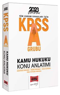 2023 KPSS A Grubu Kamu Hukuku Konu Anlatımı 