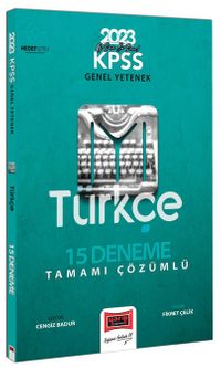 2023 KPSS Genel Yetenek Hedef IYI Serisi Türkçe Tamamı Çözümlü 15 Deneme 