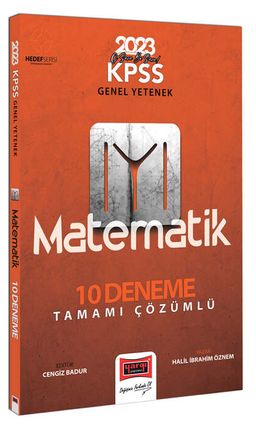 2023 KPSS Genel Yetenek Hedef IYI Serisi Matematik Tamamı Çözümlü 10 Deneme 