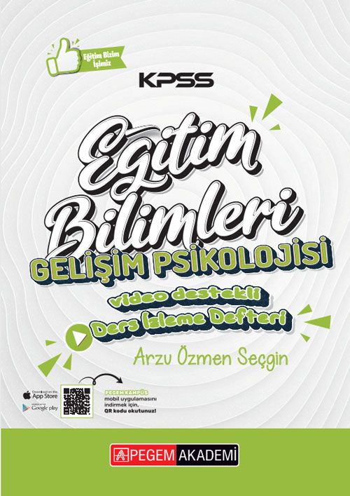 KPSS Eğitim Bilimleri Gelişim Psikolojisi Ders Notları Ders İzleme Defteri