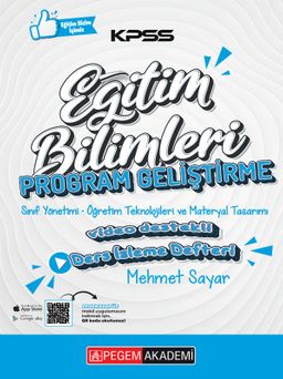 KPSS Eğitim Bilimleri Program Geliştirme Ders Notları Ders İzleme Defteri